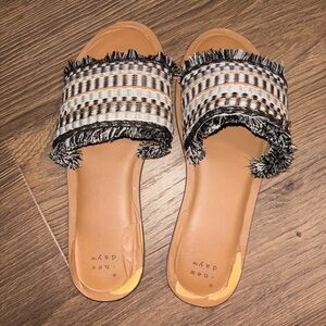 A new day by target fabric sandals